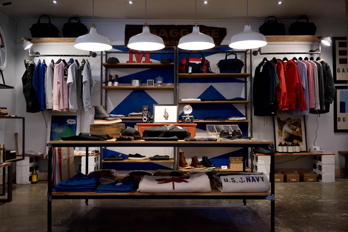 Escaparate de tienda visto desde la calle, ideal para colocar un código QR visible